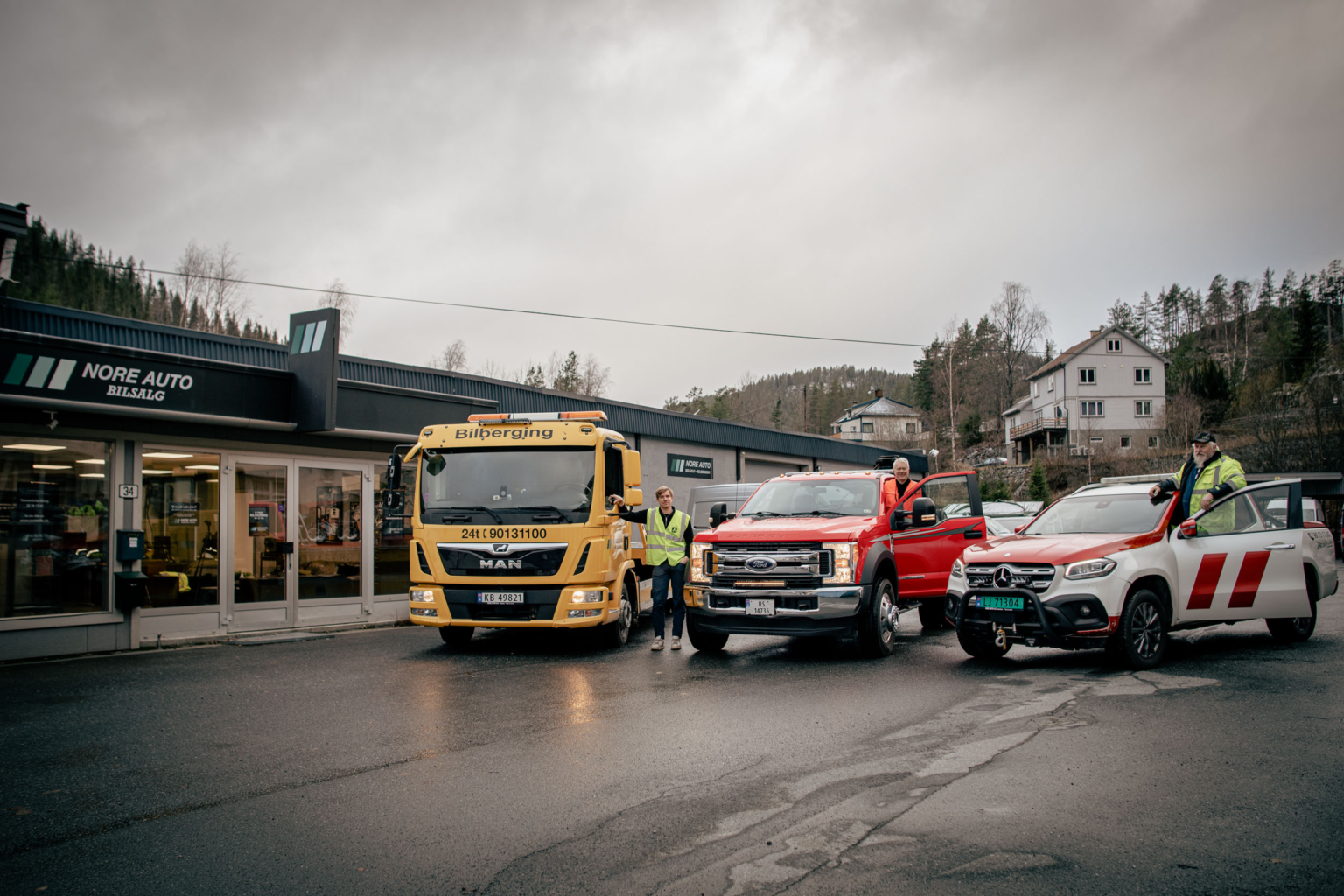 Personbiler og varebiler tilgjengelig for utleie hos Nore Auto